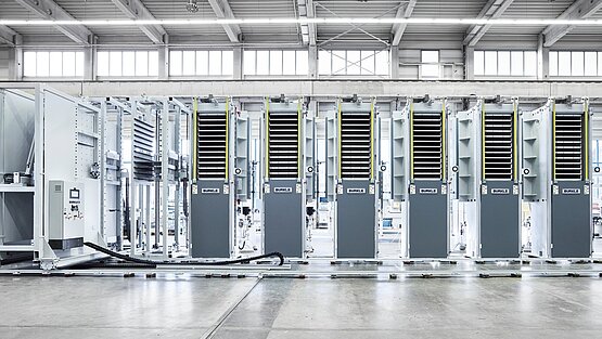 Laminier- und Pressenanlage für Leiterplatten und Multilayer