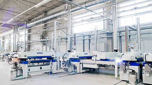 Walzlackieranlage von BÜRKLE Walzlackieranlage von BÜRKLE