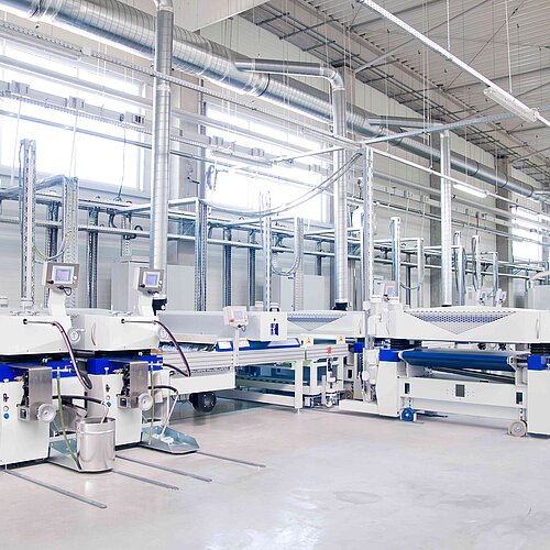 Walzlackieranlage von BÜRKLE Walzlackieranlage von BÜRKLE