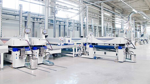 Walzlackieranlage von BÜRKLE Walzlackieranlage von BÜRKLE