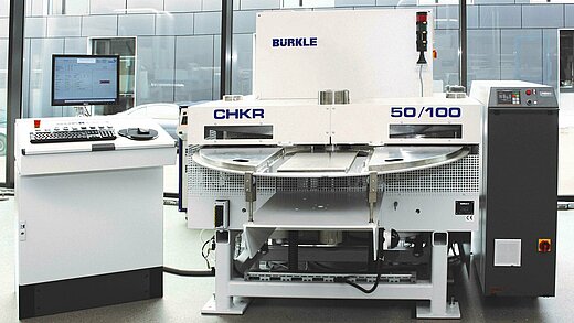 CHKR Laminating and press machine for plastic cards from BÜRKLE CHKR Laminating and press machine for plastic cards from BÜRKLE