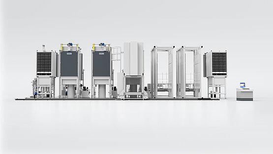 PCB Press and Laminating line