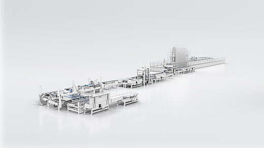 EPS Thermobonding Anlage für Dämmstoffplatten von BÜRKLE EPS Thermobonding Anlage für Dämmstoffplatten von BÜRKLE