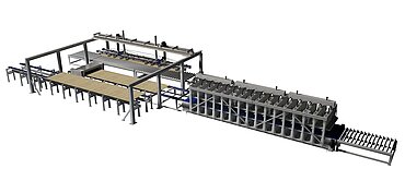 CLT Pressenanlage von BÜRKLE CLT Pressenanlage von BÜRKLE