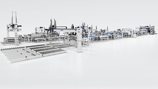 Türenpressenanlage von BÜRKLE Türenpressenanlage von BÜRKLE