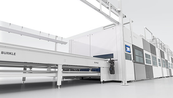 Autoclave free glass laminating line